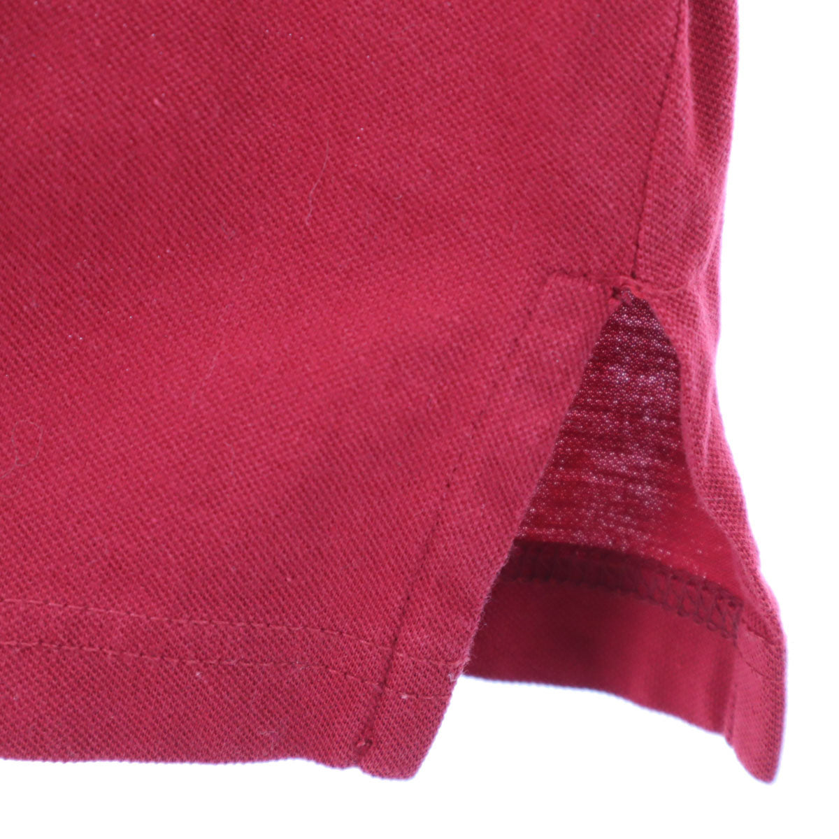 KENZO ケンゾー 90s 日本製 オールド ゴルフ 長袖 ポロシャツ L 赤 GOLF 鹿の子地 レディース