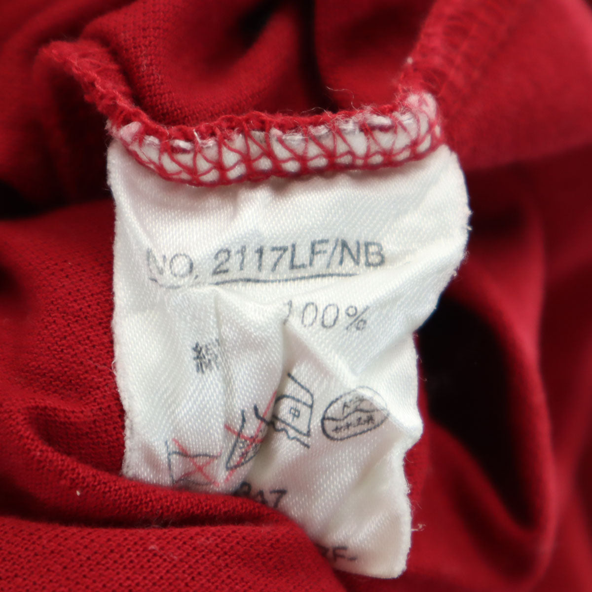 KENZO ケンゾー 90s 日本製 オールド ゴルフ 長袖 ポロシャツ L 赤 GOLF 鹿の子地 レディース