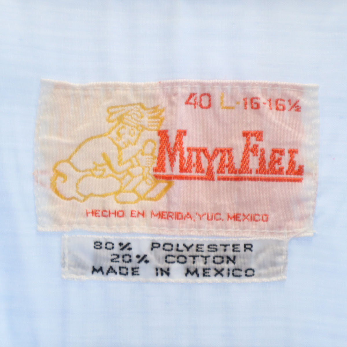 70s 80s ヴィンテージ 半袖 オープンカラー キューバシャツ L 水色 メンズ