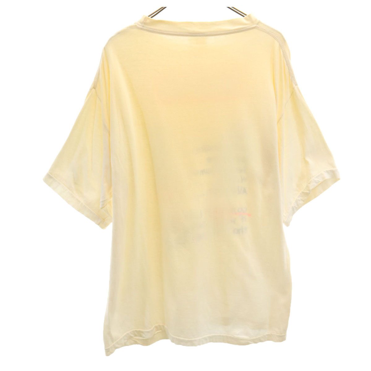 90s オールド 父の日レポートカード プリント 半袖 Tシャツ 生成り メンズ