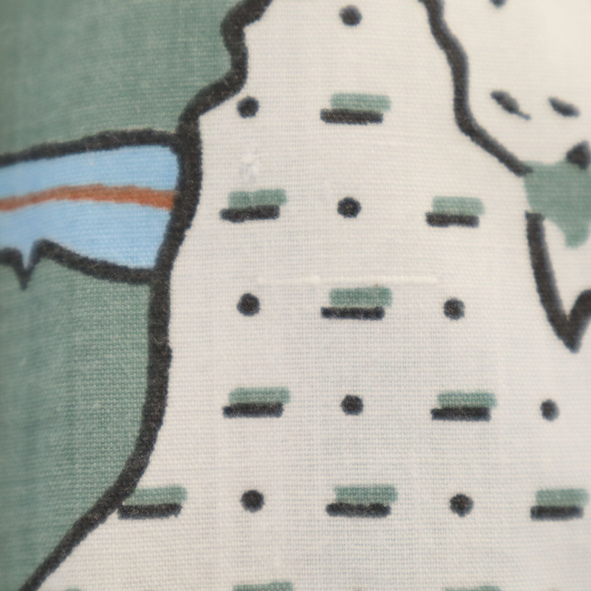 VINTAGE ヴィンテージ 60s 開襟 アニマル柄 半袖 オープンカラーシャツ ホワイト メンズ