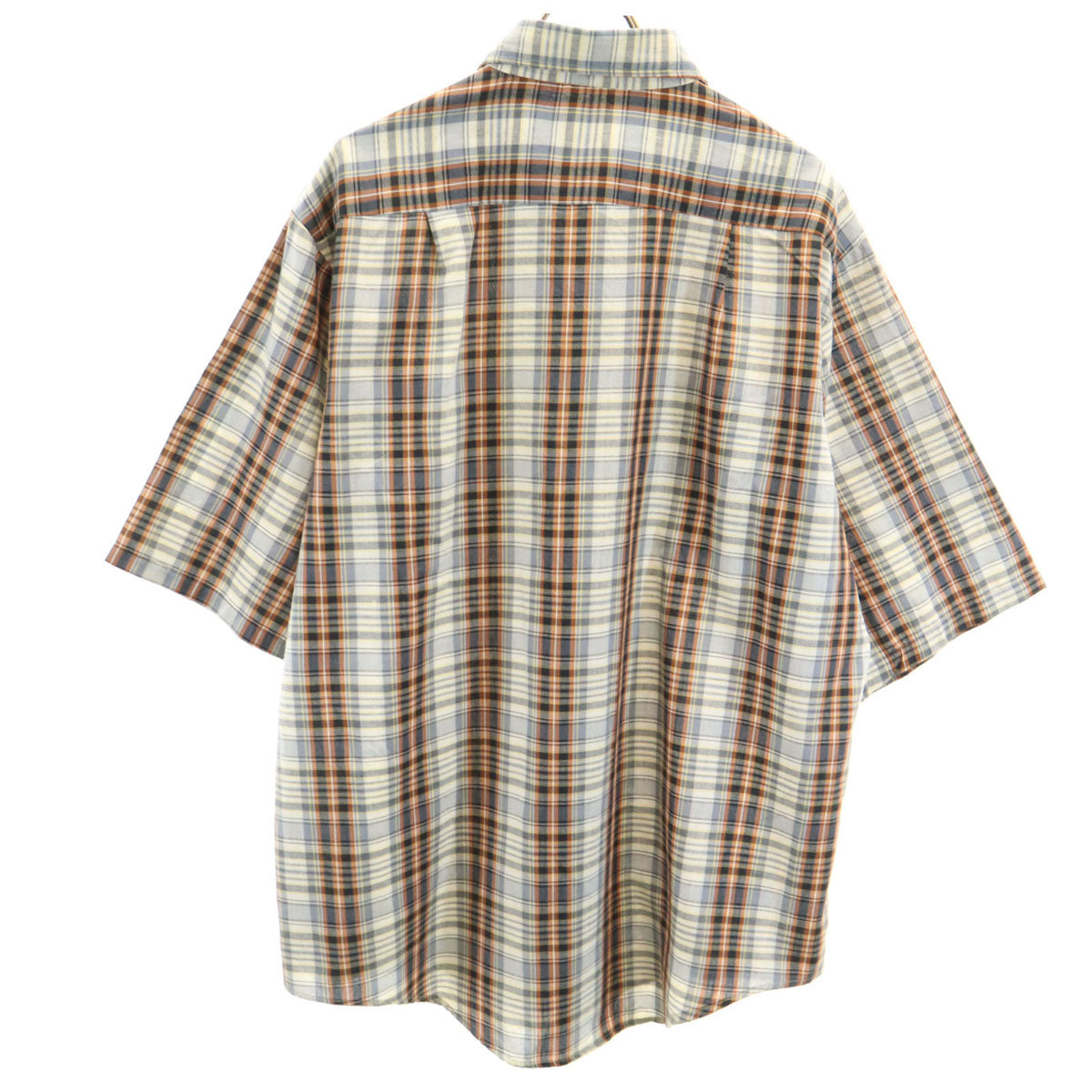 BIG MAC ビッグマック 70s ヴィンテージ チェック柄 半袖 シャツ XL グレー JCPenney メンズ