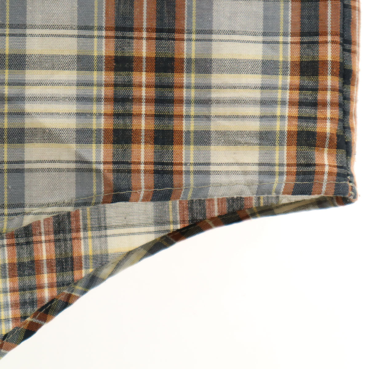 BIG MAC ビッグマック 70s ヴィンテージ チェック柄 半袖 シャツ XL グレー JCPenney メンズ