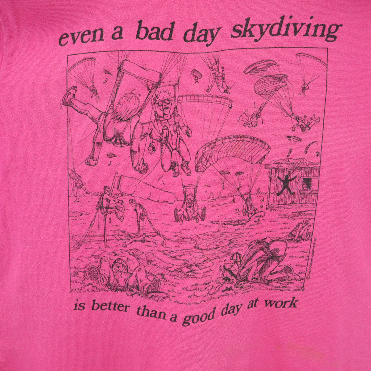 FRUIT OF THE LOOM フルーツオブザルーム 90s オールド USA製 半袖 シングルステッチ メッセージ Tシャツ M ピンク メンズ