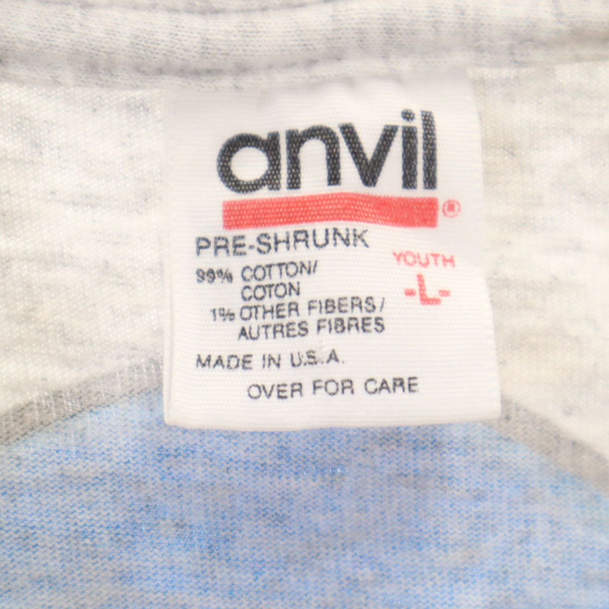 anbil アンビル 90s オールド USA製 映画 ソニックザヘッジホッグ セガ 半袖 シングルステッチ 両面プリント ムービー Tシャツ L グレー SONIC THE HEDGEHOG SEGA キッズ