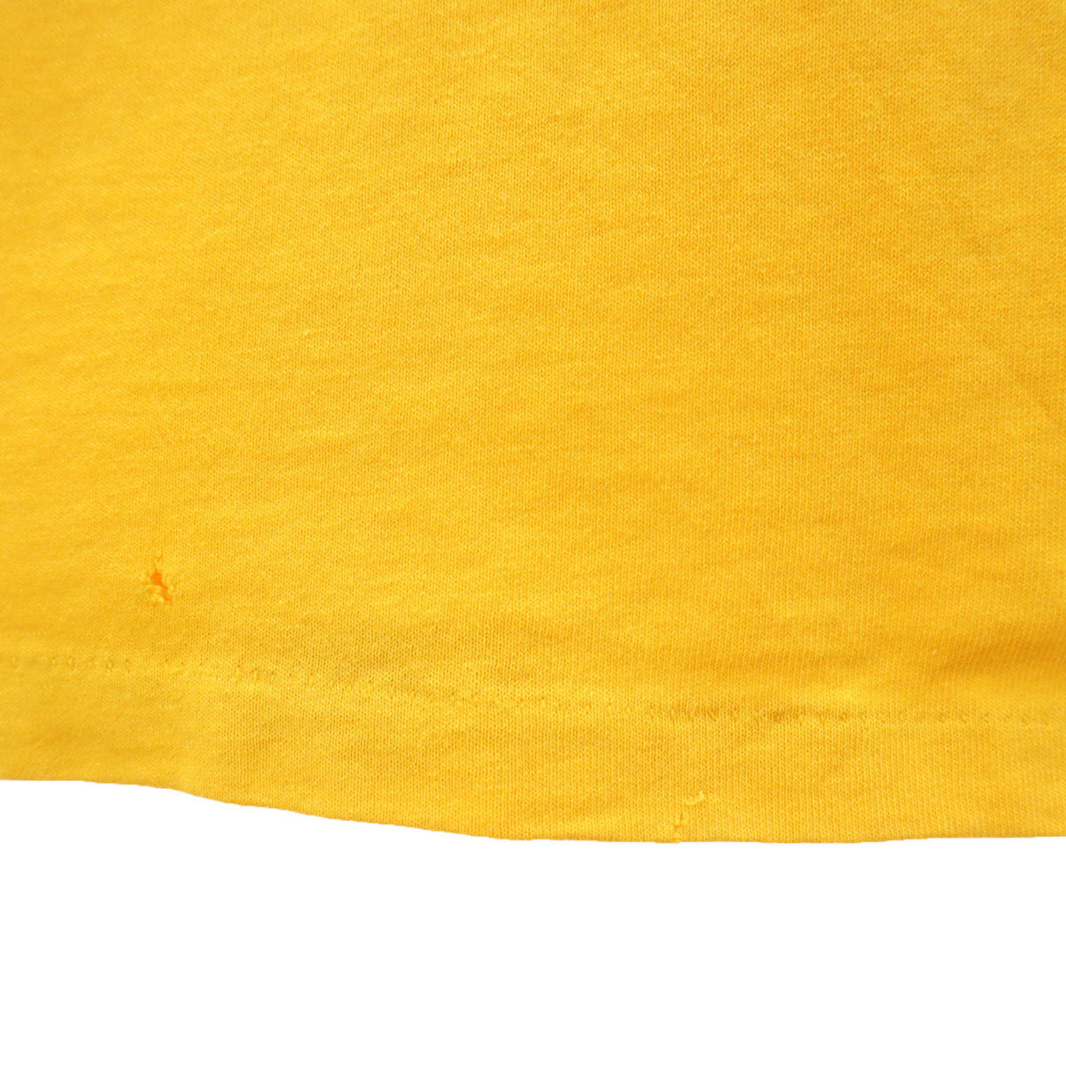 Hanes ヘインズ 90s オールド 米空軍 バックプリント 半袖 シングルステッチ Tシャツ XL イエロー AIR FORCE メンズ