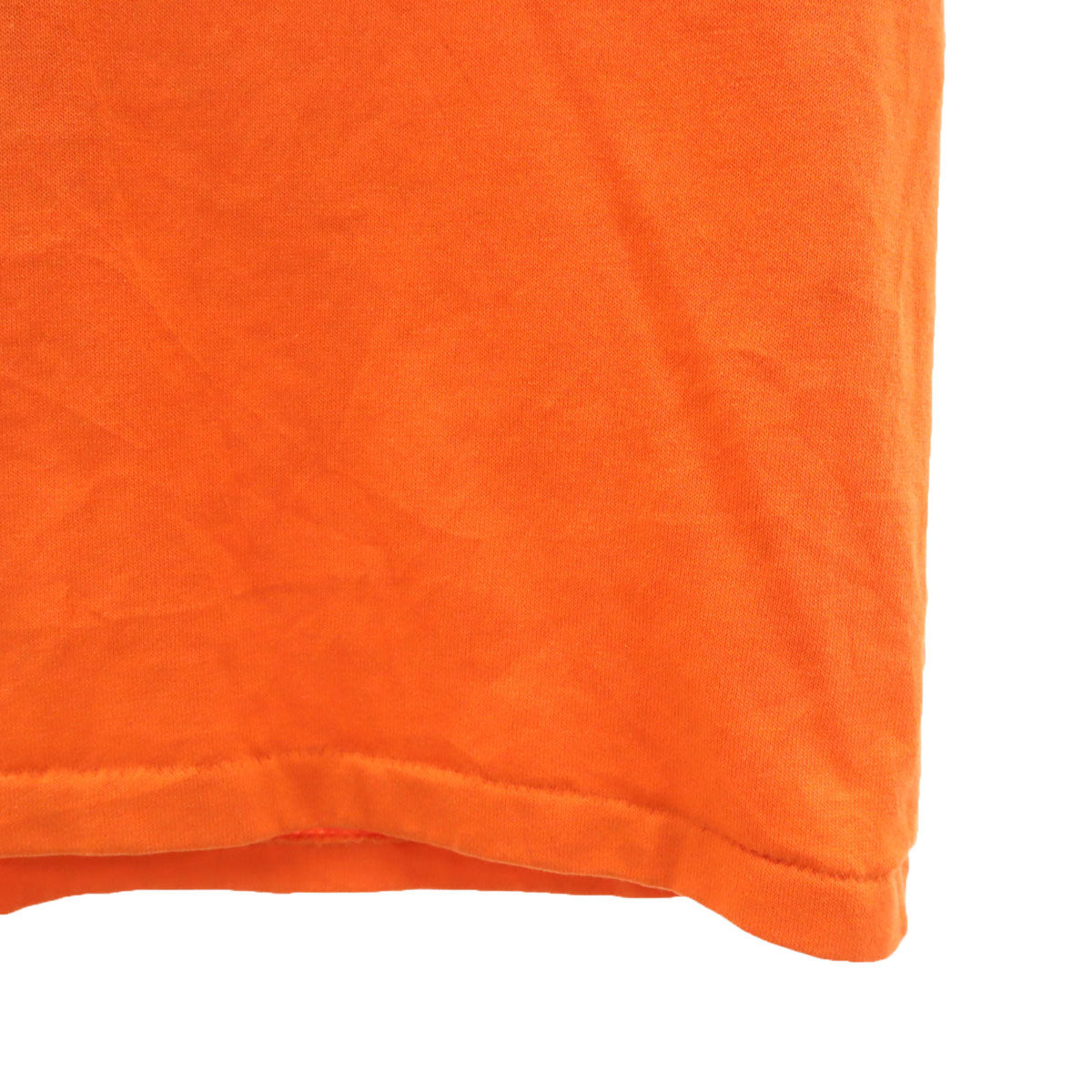 80s 90s オールド USA製 ブロンコス 半袖 シングルステッチ Vネック フットボール Tシャツ XL オレンジ BRONCOS メンズ