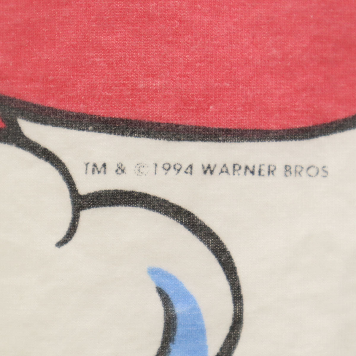 90s オールド タズマニアンデビル 半袖 シングルステッチ Tシャツ ホワイト ワーナーブラザーズ メンズ