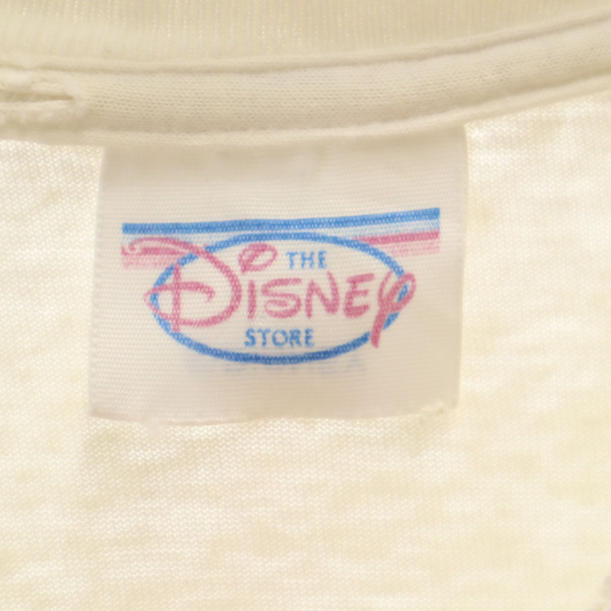 THE Disney STORE ザディズニーストア 90s オールド USA製 ティガー 半袖 シングルステッチ 両面プリント Tシャツ free ホワイト メンズ