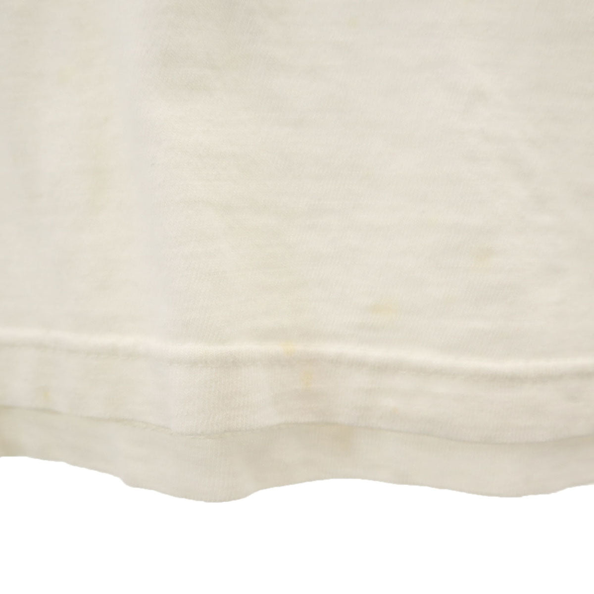 VINTAGE ヴィンテージ 80s スペイン製 ユーロ 半袖 染み込みプリント 企業 Tシャツ 5 ホワイト ICL メンズ