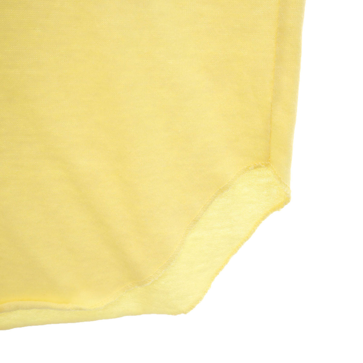 80s ヴィンテージ USA製 ボーダー柄 半袖 シングルステッチ Tシャツ M イエロー メンズ