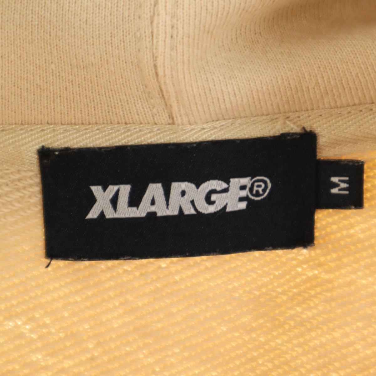 XLARGE エクストララージ 長袖 スウェットパーカー M ベージュ メンズ