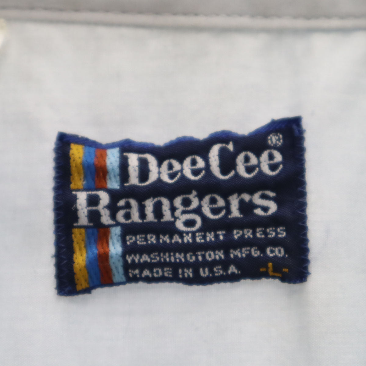 DeeCeeRangers 80s USA製 ヴィンテージ 長袖 ウエスタンシャツ L ブルー系 メンズ