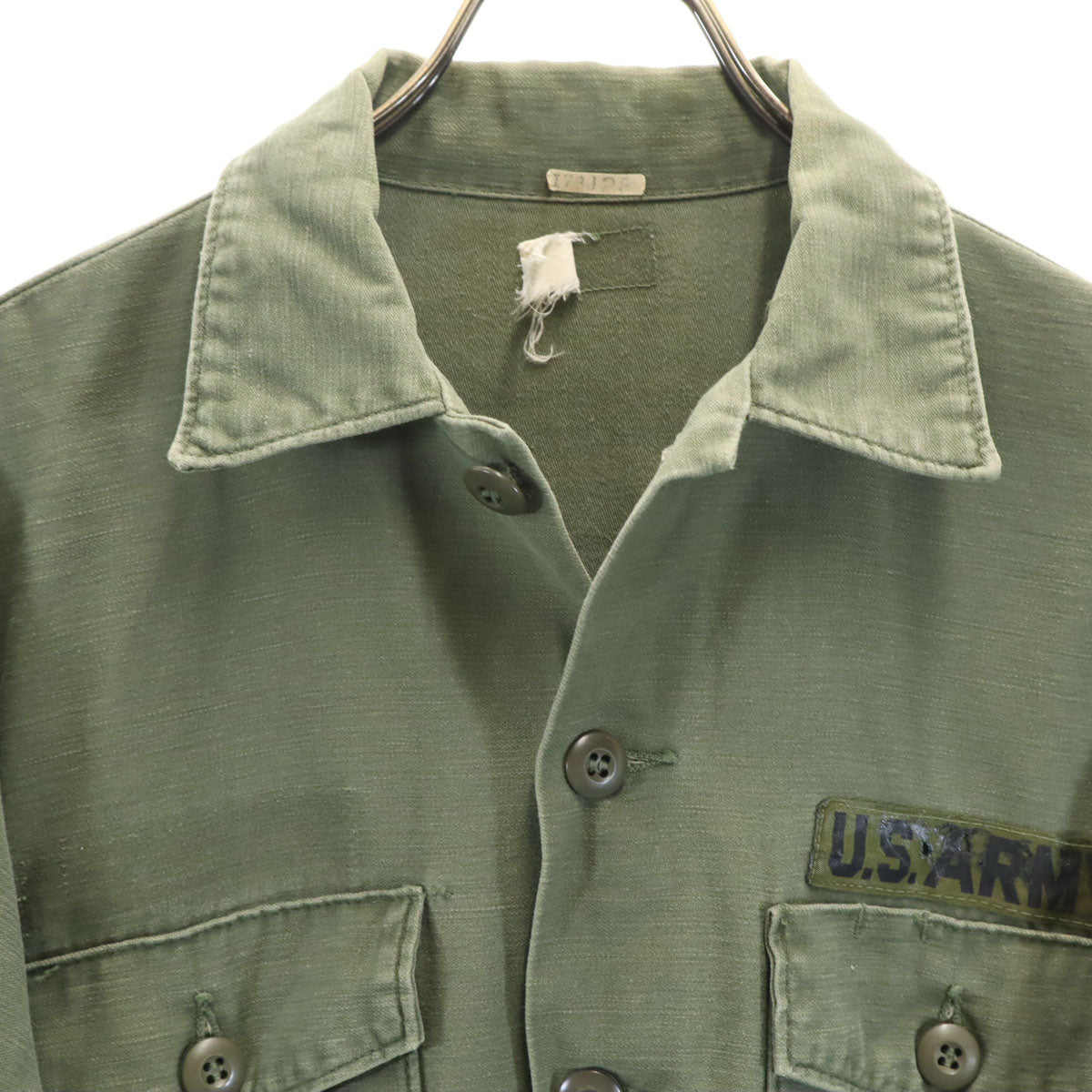 US.ARMY ユーエスアーミー 60s 70s ヴィンテージ ユーティリティー ミリタリージャケット カーキ メンズ