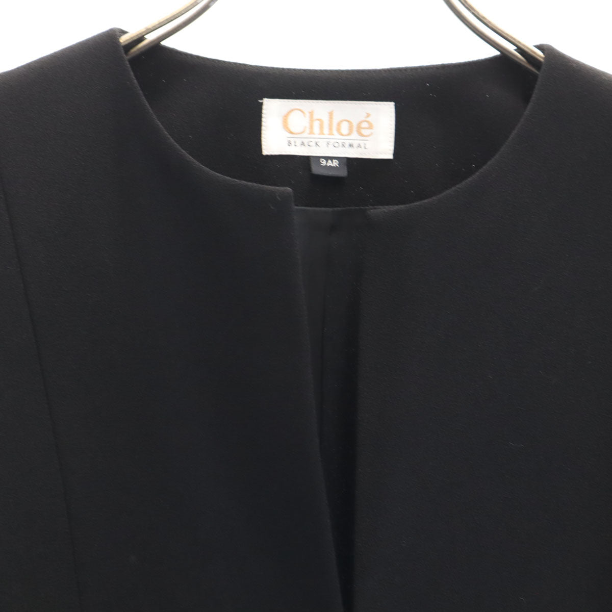 Chloe クロエ ブラックフォーマル 日本製 ジャケット 9AR 黒 レディース