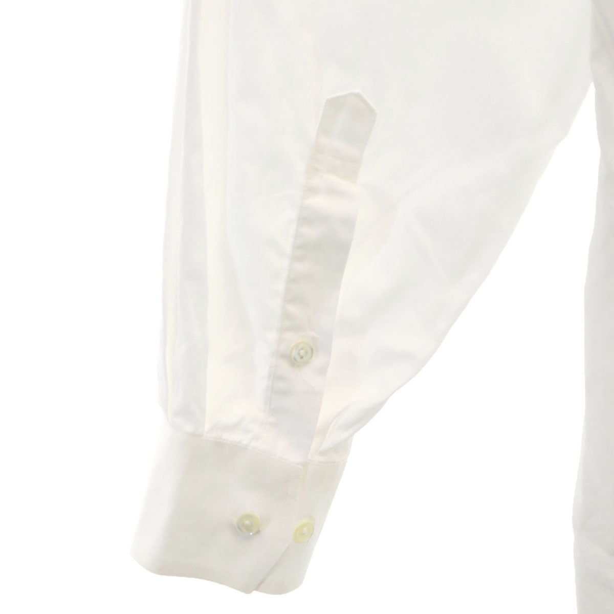 Christian Dior MONSIEUR クリスチャンディオール ムッシュ 90s オールド 長袖 コットンシャツ S ホワイト メンズ