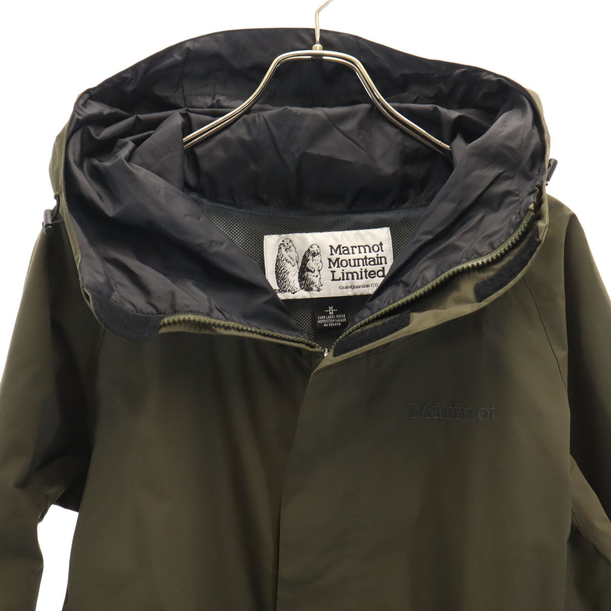 Marmot Mountain Limited マーモットマウンテンリミテッド マウンテンパーカー M カーキ デサント アウトドア 裏メッシュ メンズ