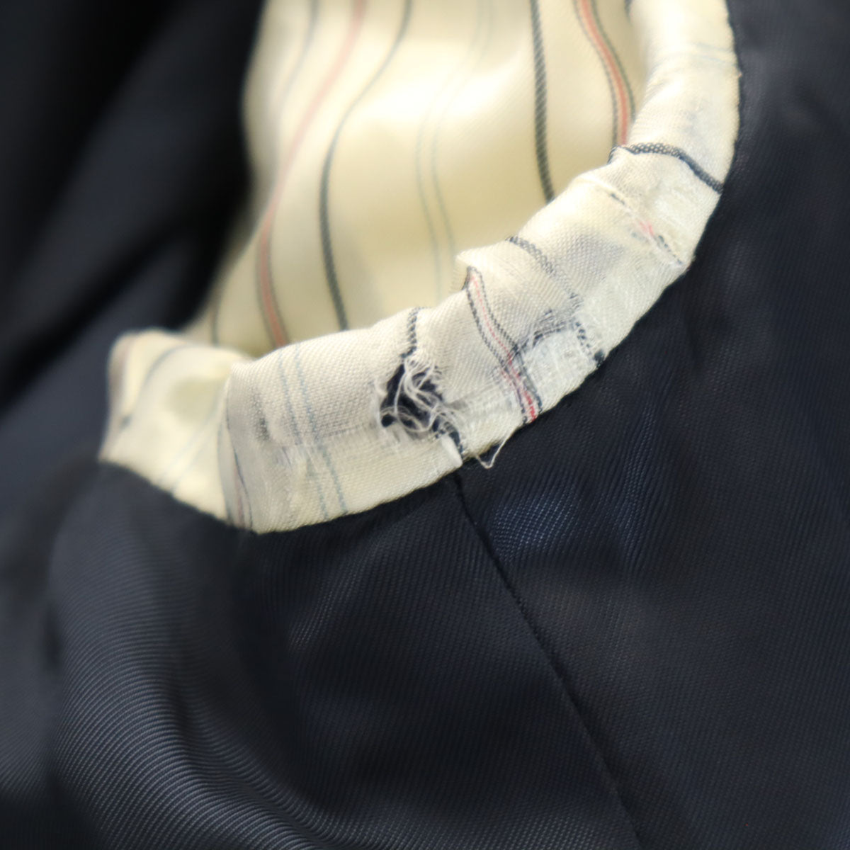 Polo by Ralph Lauren ポロバイラルフローレン イタリア製 ストライプ柄 スーツ 上下 セットアップ 38S ネイビー メンズ