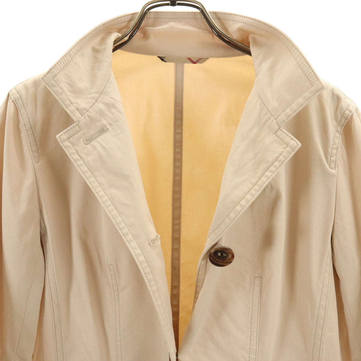 BURBERRY LONDON バーバリーロンドン テーラードジャケット 38 ベージュ 三陽商会 レディース