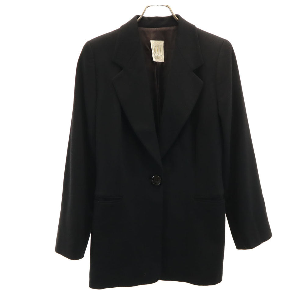 ストゥーディオフェレ ウールブレンド イタリア製 テーラードジャケット 8 ブラック レディース
