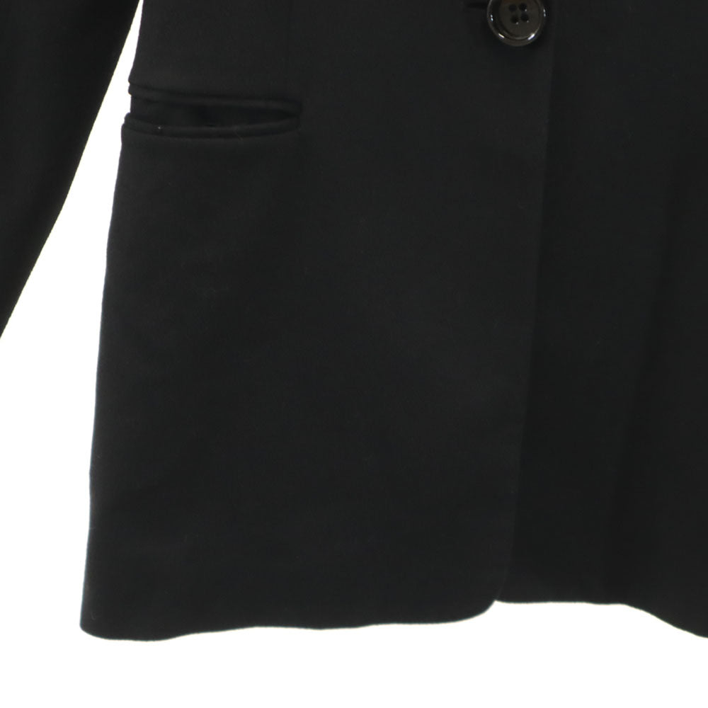 ストゥーディオフェレ ウールブレンド イタリア製 テーラードジャケット 8 ブラック レディース