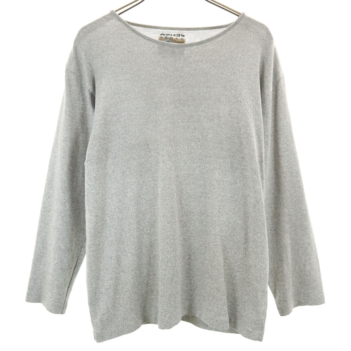 KENZO ケンゾー 90s オールド 北斎タグ 長袖 カットソー M グレー レディース