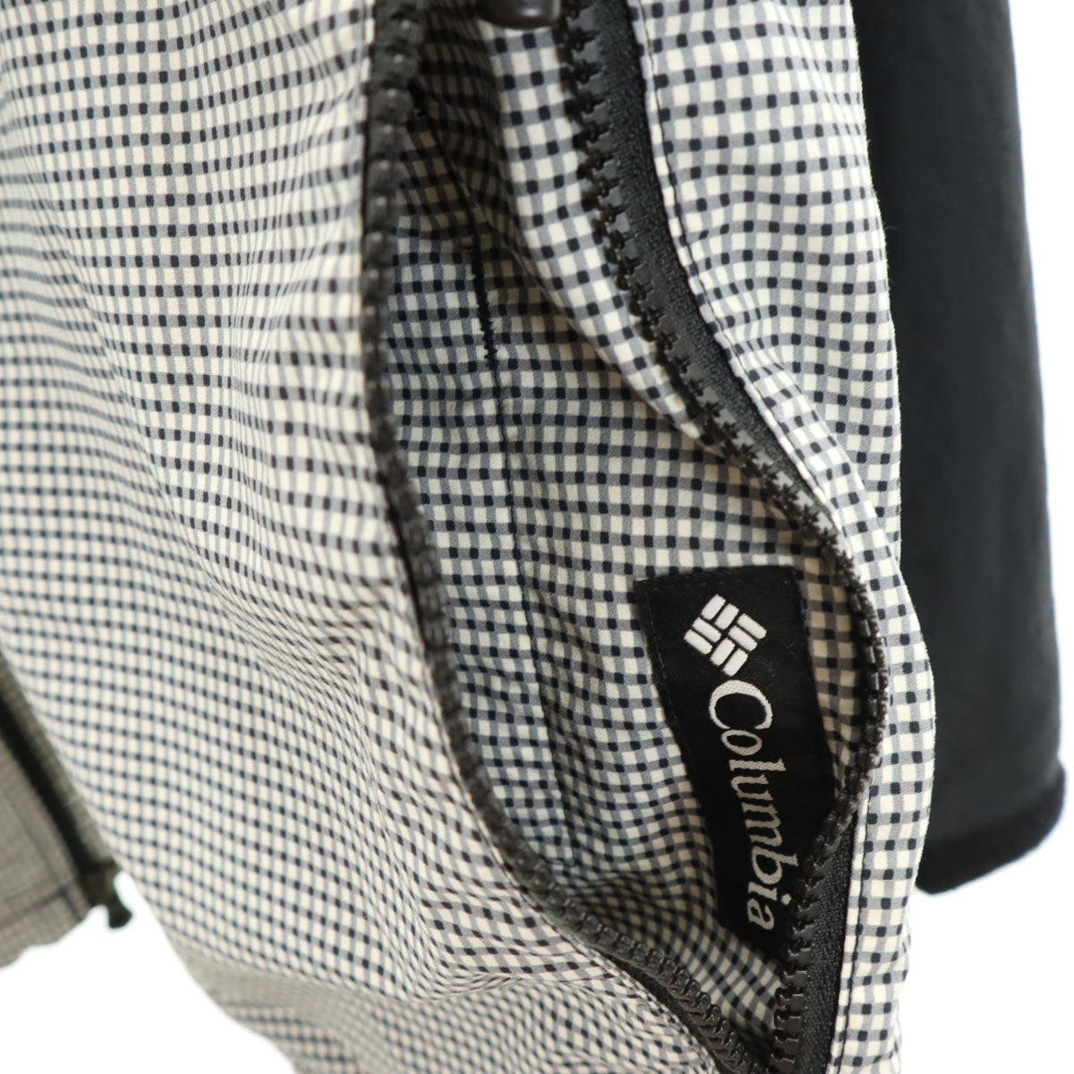 Columbia コロンビア チェック柄 ヘイゼン ジャケット XS ブラック アウトドア ポケッタブル OMNI-SHIELD メンズ