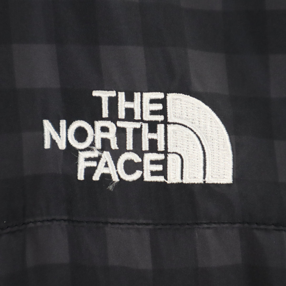 THE NORTH FACE ノースフェイス チェック柄 ディアブロ ウインド ジャケット M チャコールグレー アウトドア NP21226 裏メッシュ メンズ