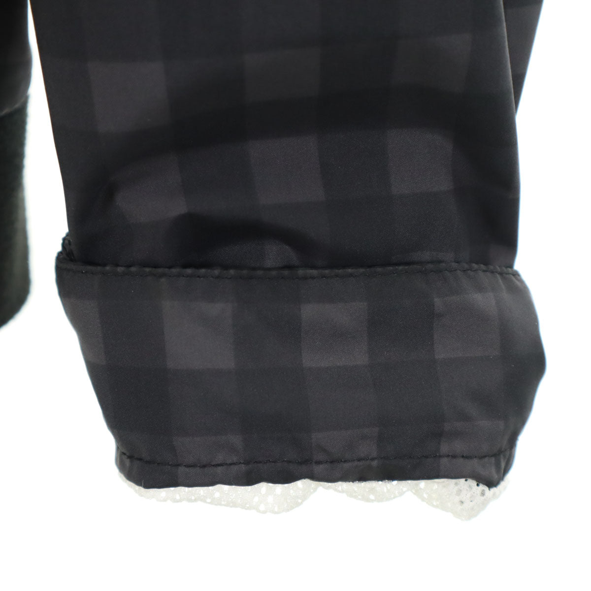 THE NORTH FACE ノースフェイス チェック柄 ディアブロ ウインド ジャケット M チャコールグレー アウトドア NP21226 裏メッシュ メンズ