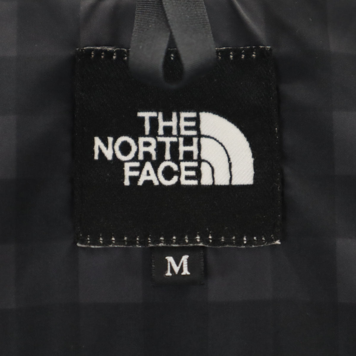 THE NORTH FACE ノースフェイス チェック柄 ディアブロ ウインド ジャケット M チャコールグレー アウトドア NP21226 裏メッシュ メンズ