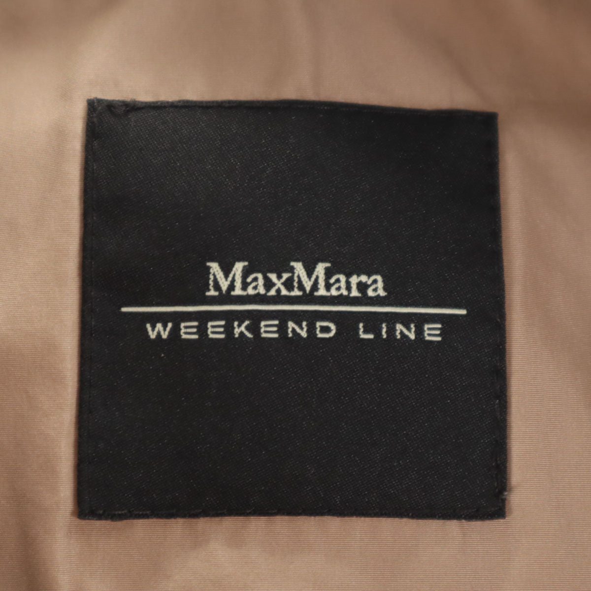 MaxMara WEEKEND LINE マックスマーラ ウィークエンドライン ショールカラー ジャケット ベージュ レディース