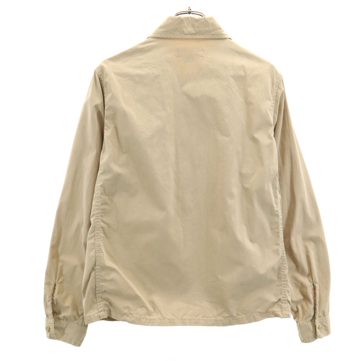 GANRYU ガンリュウ 2016年 日本製 長袖 ロングスリーブ シャツ S ベージュ COMME des GARCONS メンズ