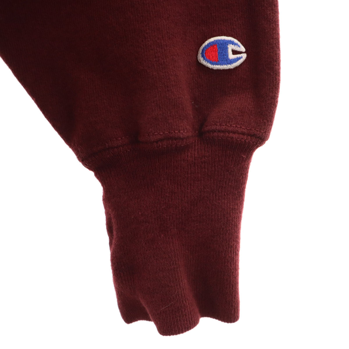 Champion チャンピオン 90s オールド USA製 刺繍タグ 長袖 企業モノ リバースウィーブ スウェットパーカー L レッド REVERSE WEAVE CERGRO メンズ