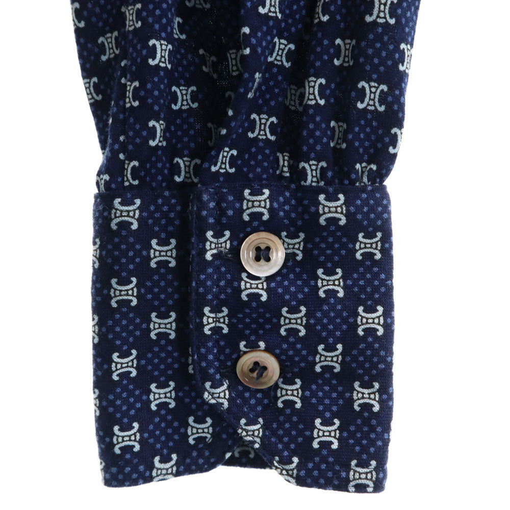 セリーヌ 90s イタリア製 オールド ジェーシーシー マカダム柄 7分袖