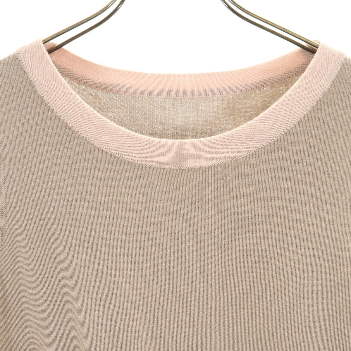 FOXEY フォクシー 日本製 ニットベスト 40 ベージュ レディース