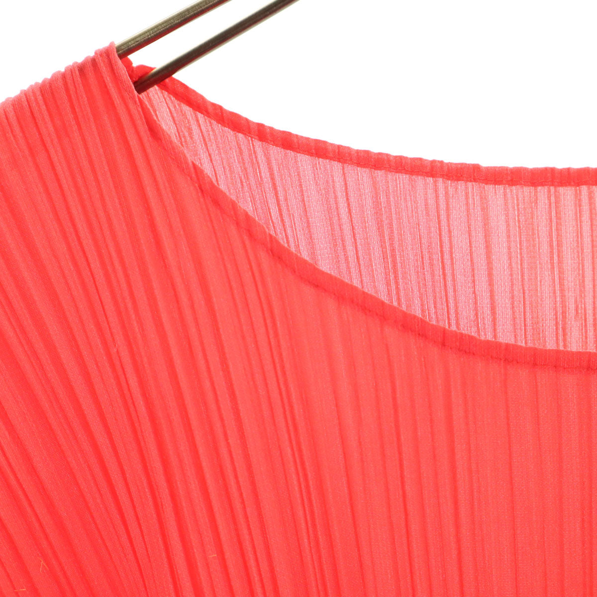 PLEATS PLEASE プリーツプリーズ 日本製 半袖 プリーツ Tシャツ 3 レッド レディース