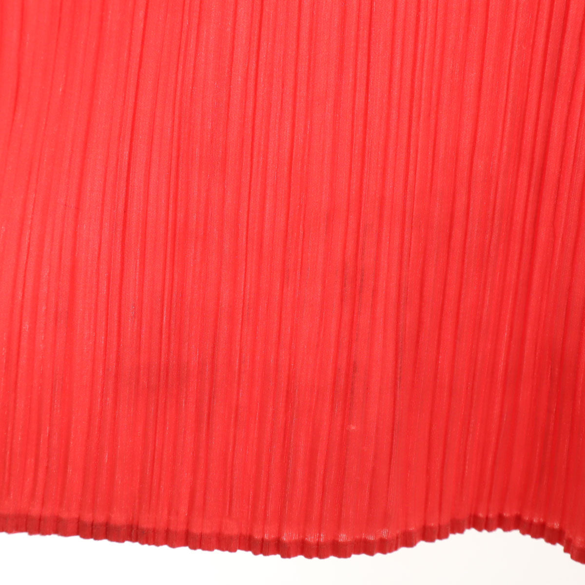 PLEATS PLEASE プリーツプリーズ 日本製 半袖 プリーツ Tシャツ 3 レッド レディース