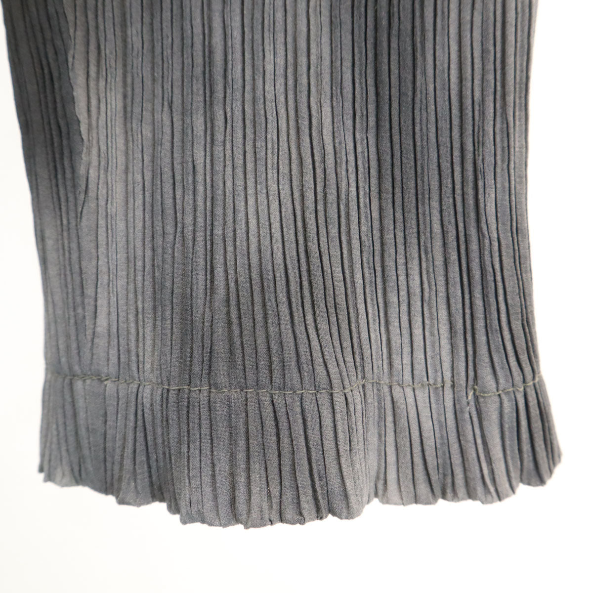 ISSEY MIYAKE イッセイミヤケ 90s オールド 日本製 プリーツ テーラードジャケット 2 グレー レディース