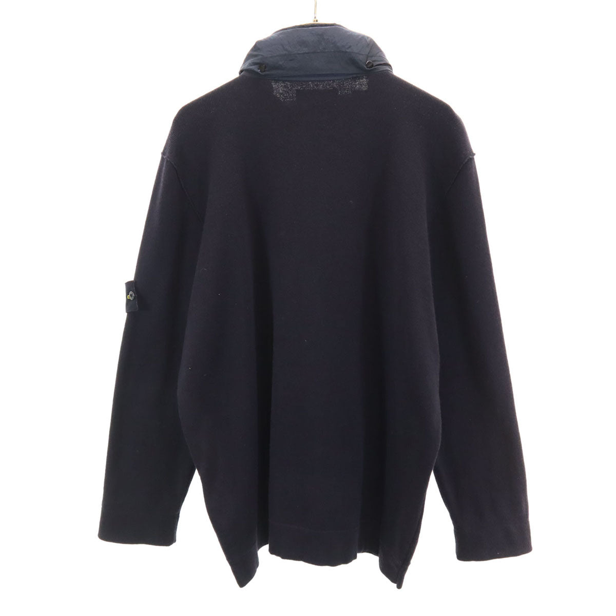 STONE ISLAND ストーンアイランド 18SS イタリア製 長袖 フルジップ ニット 3XL ブラック ビッグサイズ メンズ