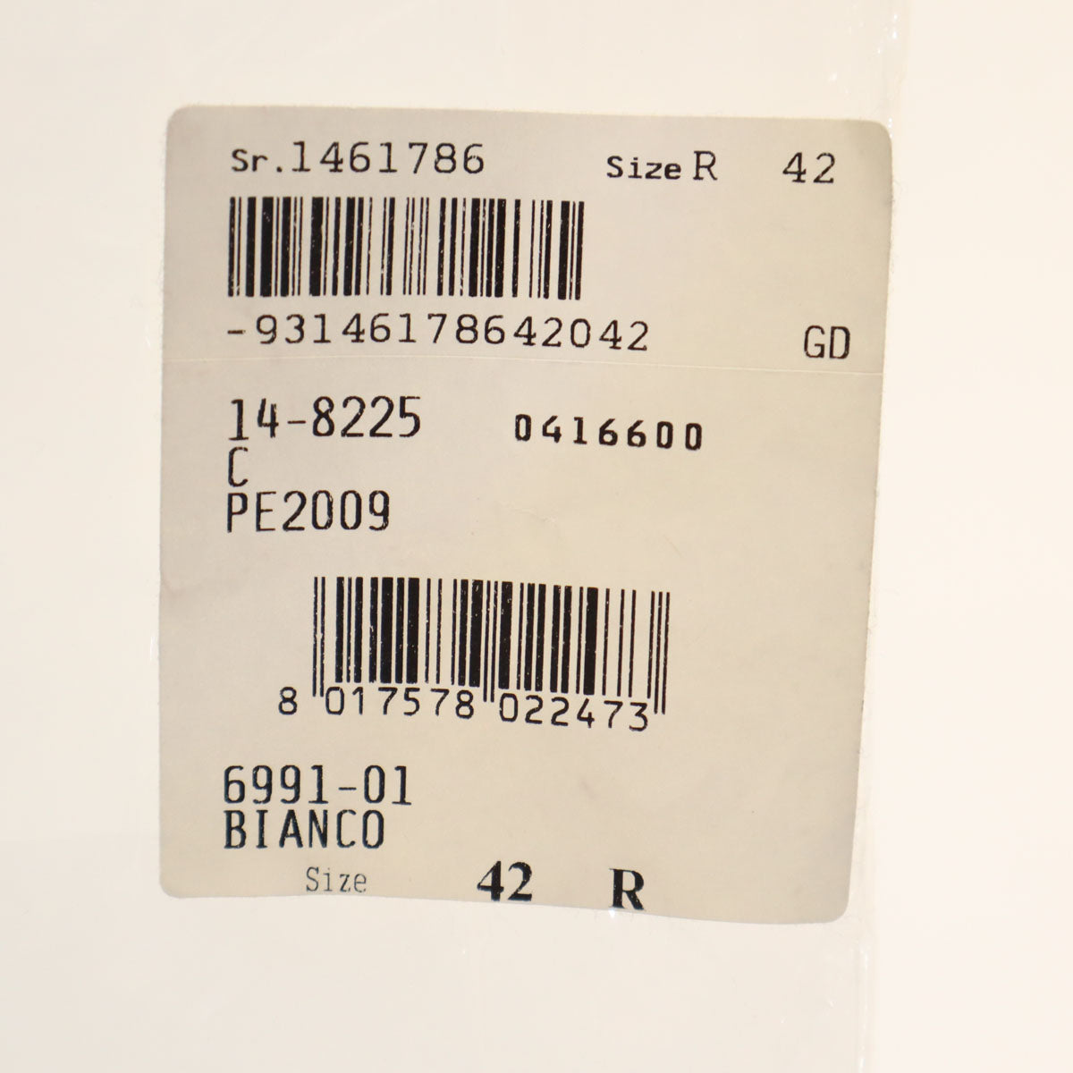 SalvatoreFerragamo サルバトーレフェラガモ ルーマニア製 長袖 コットンシャツ 42 ホワイト 元袋付き メンズ