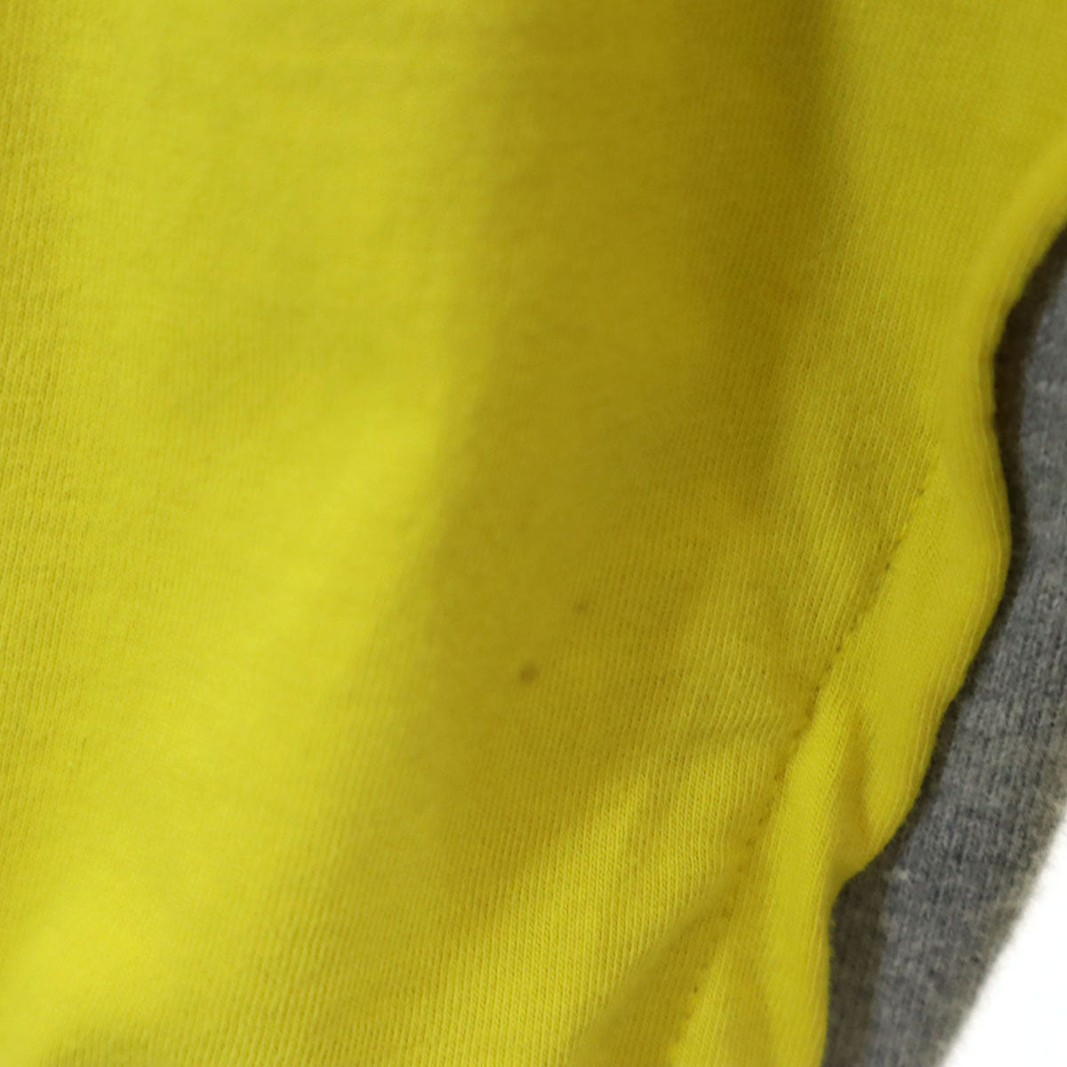 VETEMENTS ヴェトモン 19SS ポルトガル製 長袖 フェイクレイヤード スウェット S イエロー YOURNAME 裏起毛 メンズ