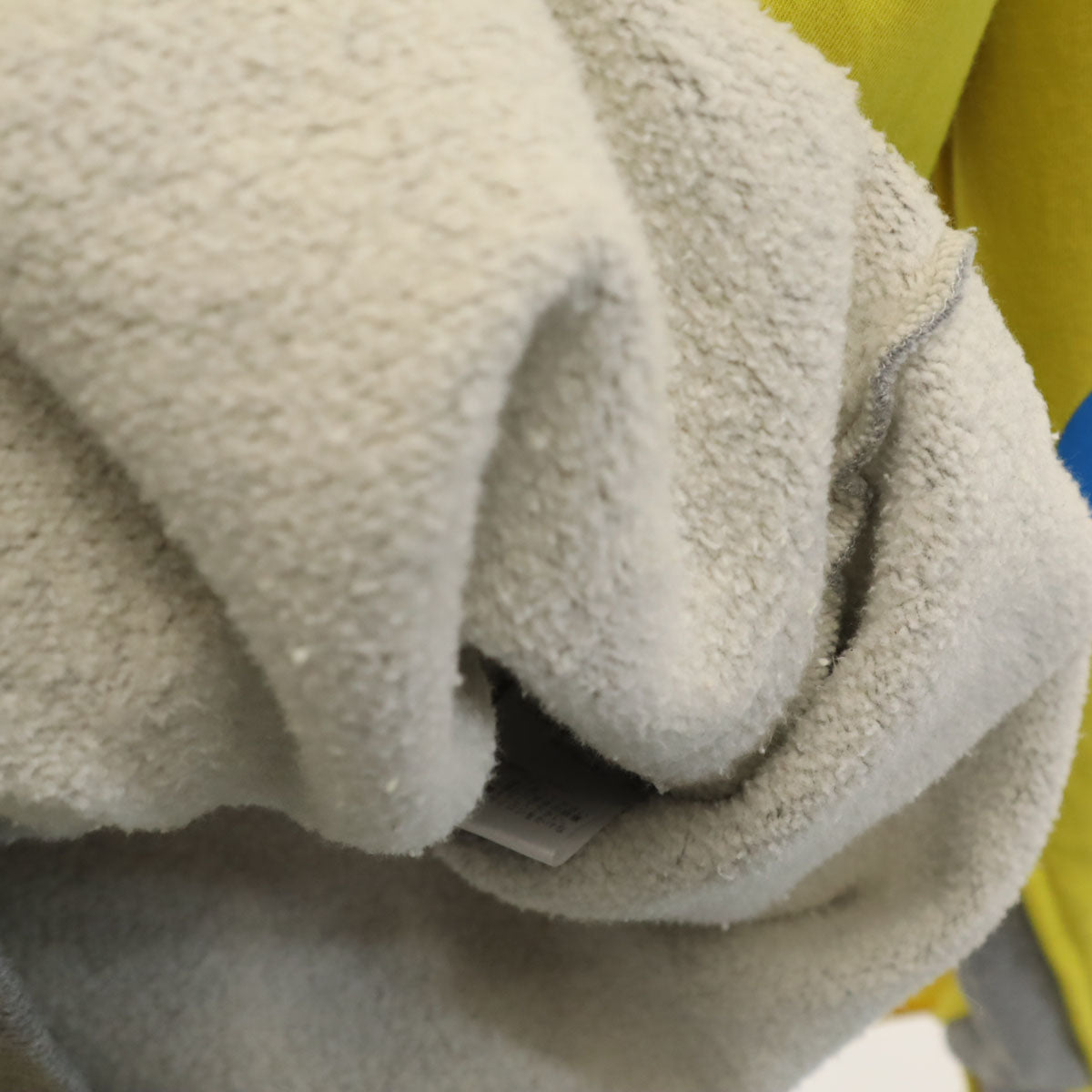 VETEMENTS ヴェトモン 19SS ポルトガル製 長袖 フェイクレイヤード スウェット S イエロー YOURNAME 裏起毛 メンズ