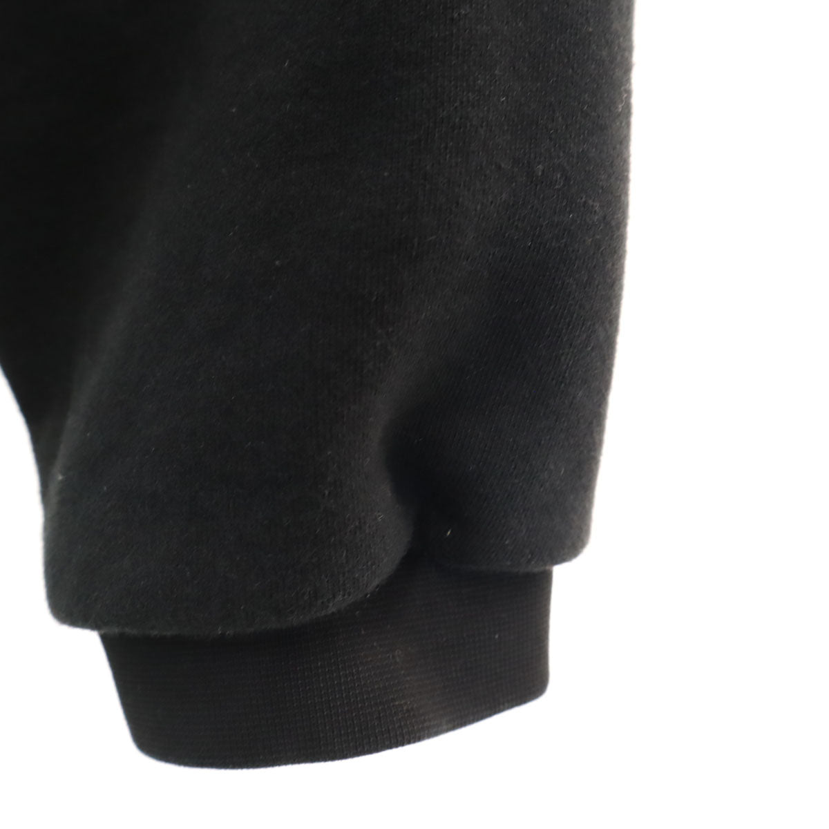 ESSENTIEL エッセンシャル 長袖 プリントロゴ スウェットパーカー XL ブラック 裏起毛 メンズ