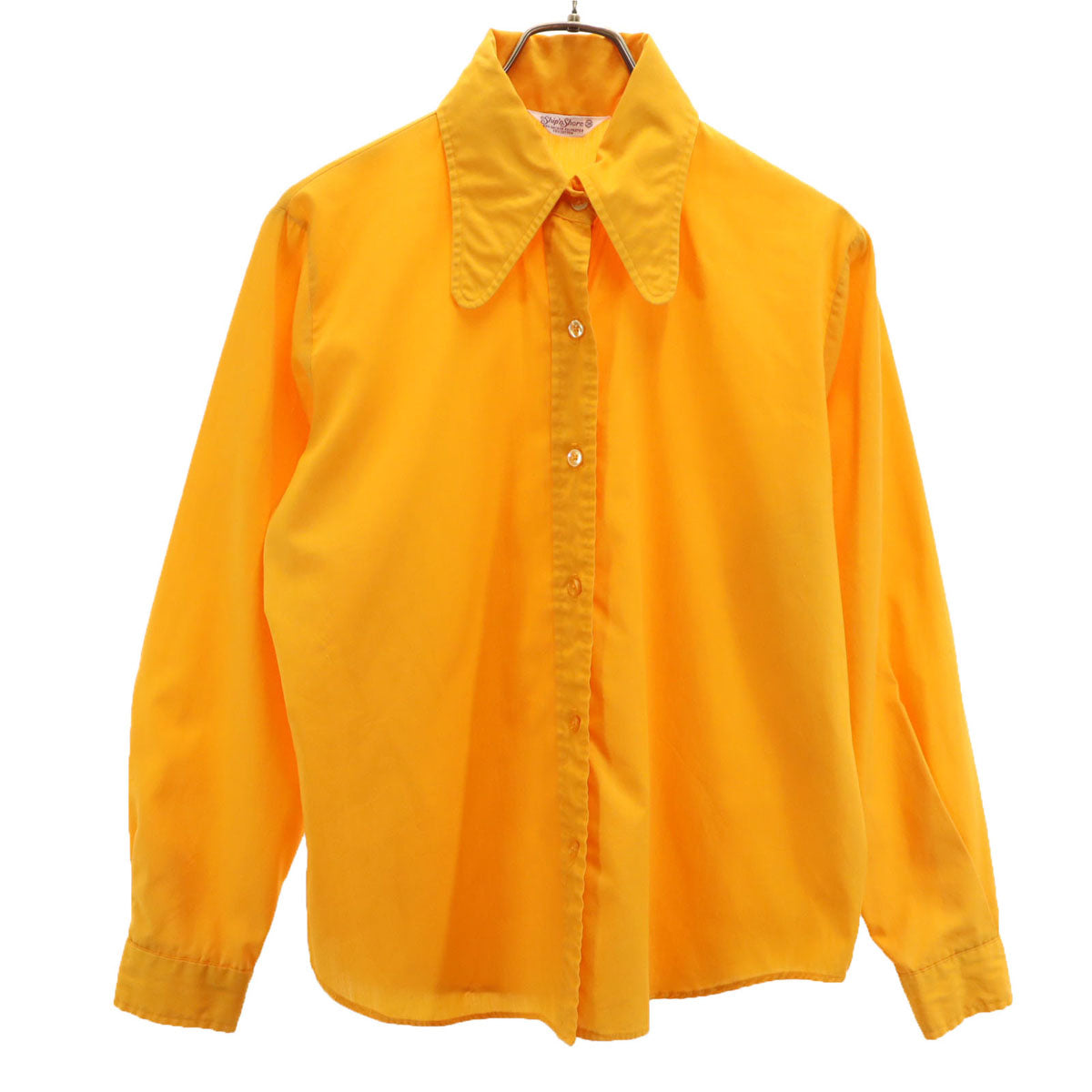 Ship'n Shore 60s 70s ヴィンテージ 長袖 シャツ 38 山吹色 レディース