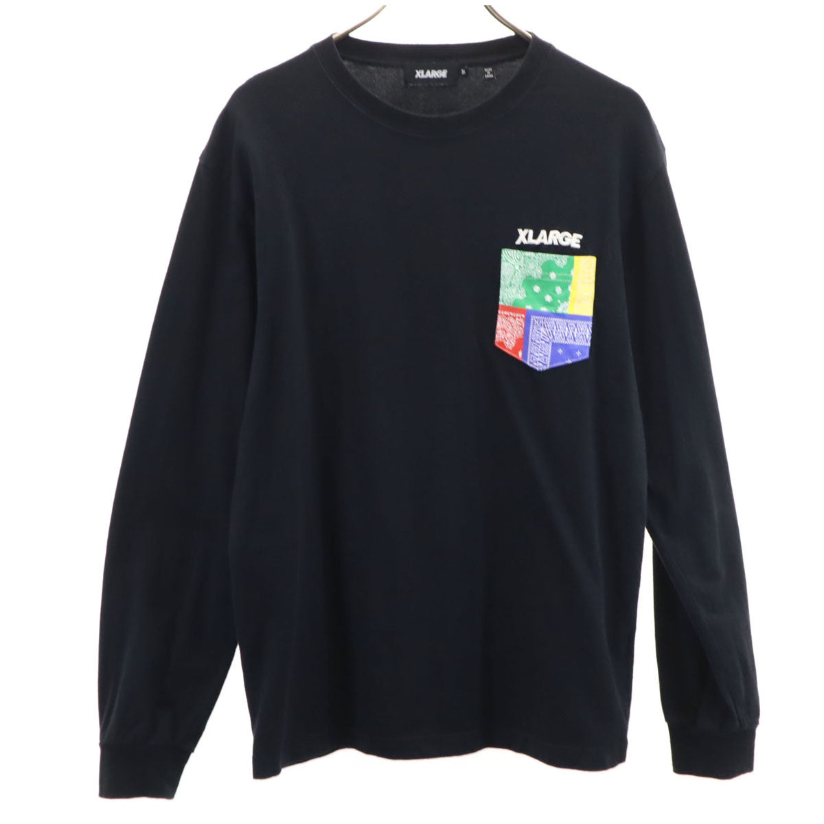 XLARGE エクストララージ 長袖 Tシャツ M ブラック ロンT メンズ
