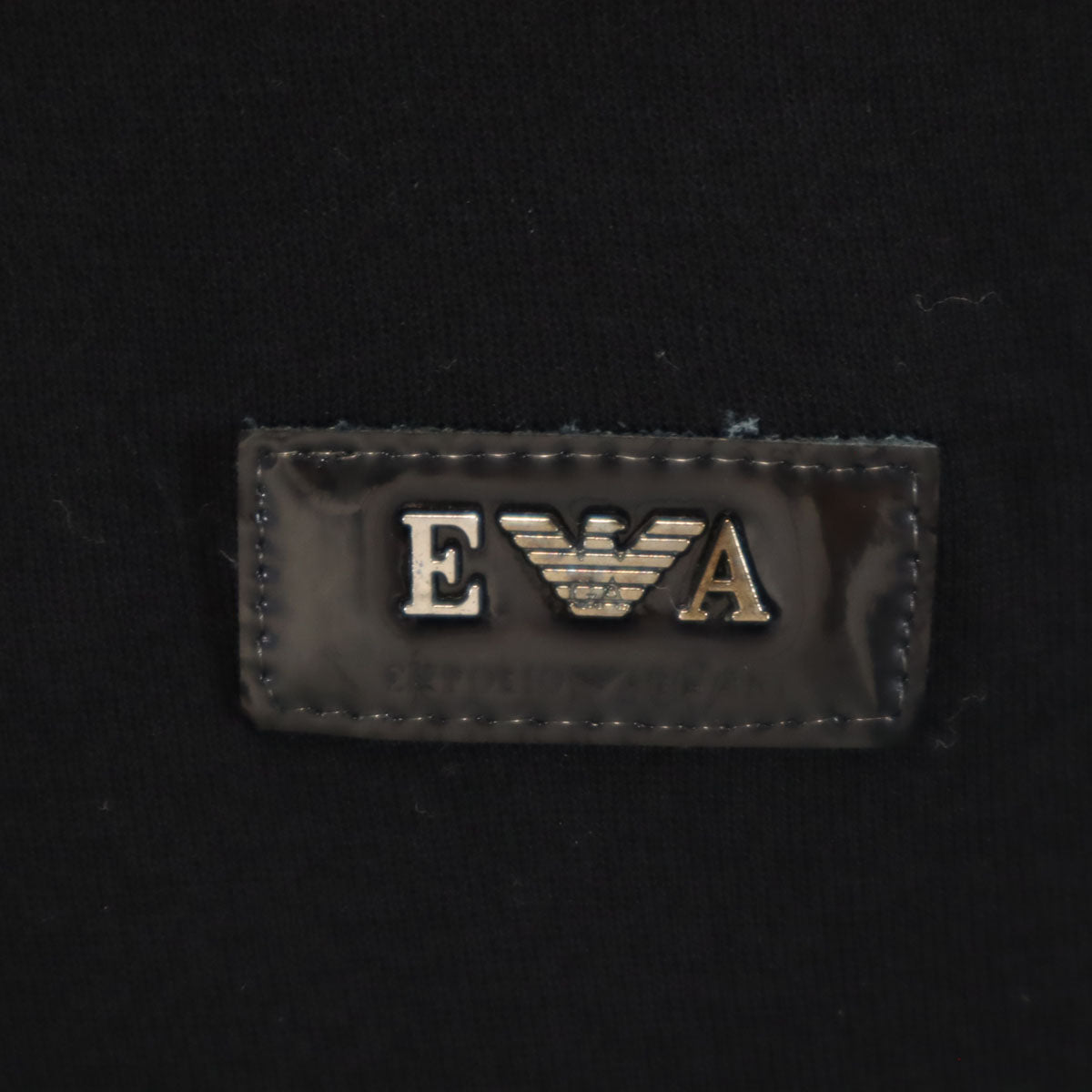 Emporio Armani エンポリオアルマーニ 長袖 モックネック カットソー S ブラック メンズ