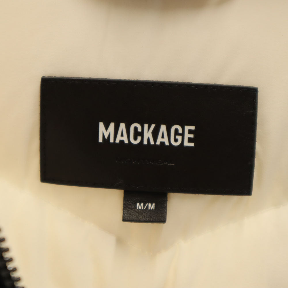 マッカージュ ダウンジャケット M ホワイト Mackage レディース