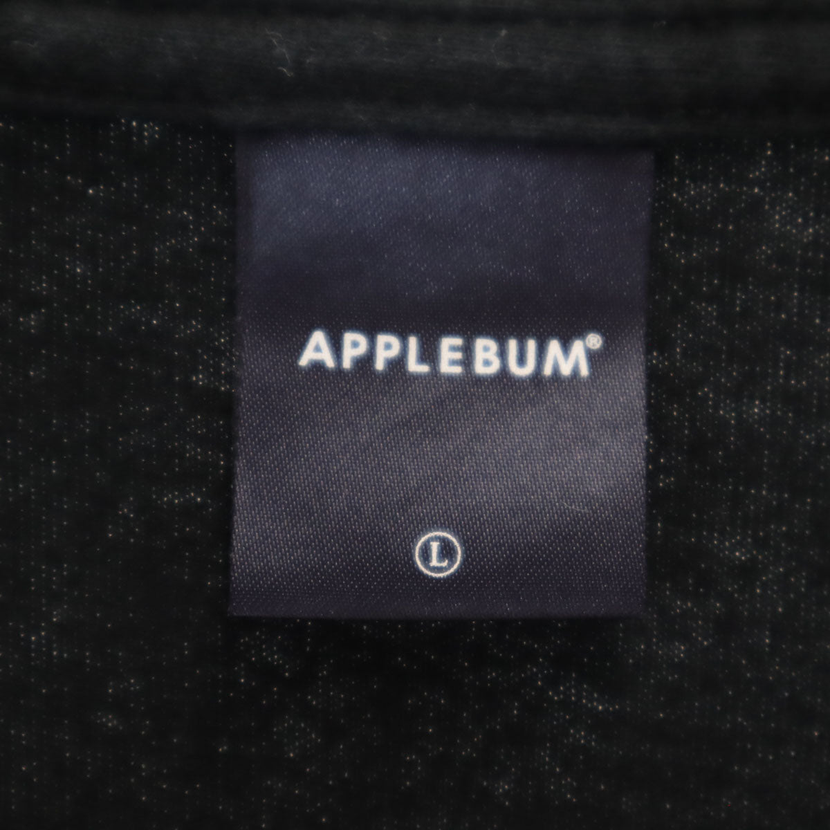 APPLEBUM アップルバム 浮世絵プリント 長袖 Tシャツ L ブラック ロンT メンズ