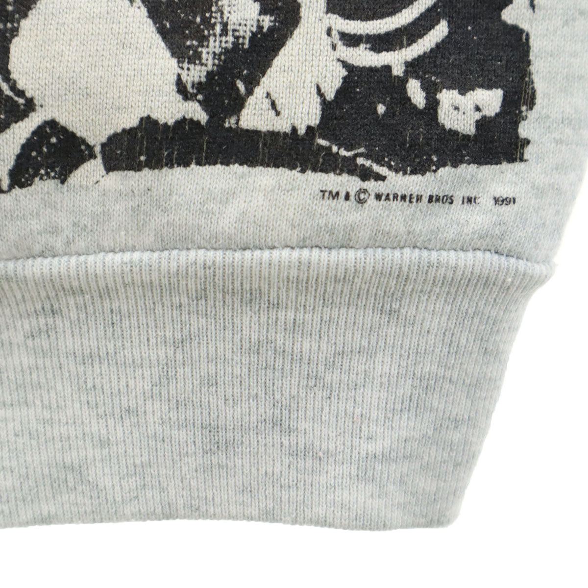 FRUIT OF THE LOOM フルーツオブザルーム 90s オールド USA製 49ERS NFL ルーニーテューンズ タズマニアンデビル 長袖 スウェット L グレー 裏起毛 ワーナーブラザーズ メンズ