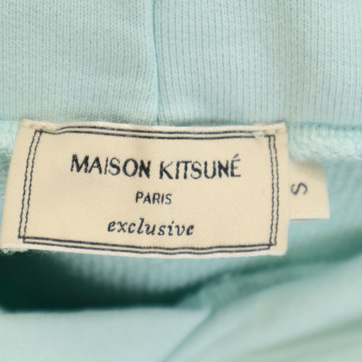 MAISON KITSUNE メゾンキツネ 日本製 バックプリント 長袖 バック